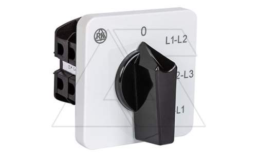 Переключатель вольтметра BS 16 67 U, 20A, тип 0-LL (линейное), на дверь, фронт IP40 | код EAC631276 | Rade Koncar Переключатель вольтметра BS 16 67 U, 20A, тип 0-LL (линейное), на дверь, фронт IP40 | код EAC631276 | Rade Koncar