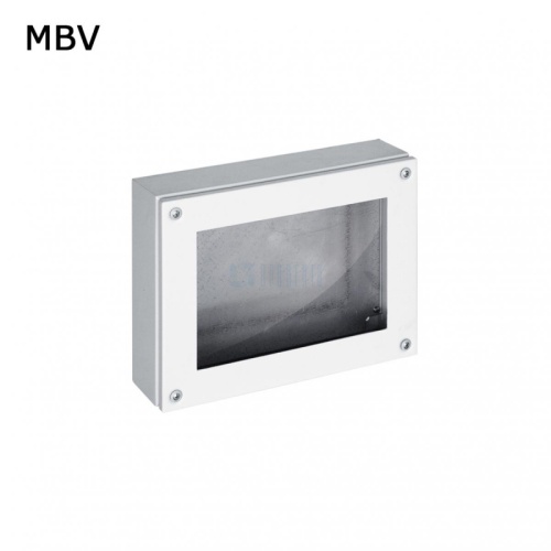 Коробка распределительная с обзорной крышкой | код MBV 20.20.12 RAL3020 | ПРОВЕНТО