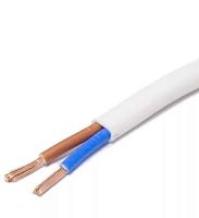 Провод ПУГСП (ПУГНП) 2х1.5 (бухта 100м) белый Народный ТРТС | код SQ0126-0201| РЭМЗ ТМ