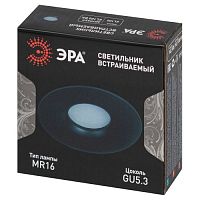 Светильник встраиваемый алюминиевый KL105 BK MR16 GU5.3 черный | код Б0059792 | ЭРА