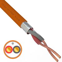 Кабель огнестойкий REXANT КПСЭнг(А)-FRHF 1x2x1,50 мм кв, бухта 200 м | код 01-4919-1 | REXANT
