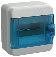 TEKFOR Корпус пласт. КМПн-6 IP65 син. прозр. дверь IEK | код TF5-KP72-N-06-65-K03-K07 | IEK