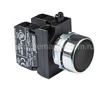 Кнопка нажимная круглая черная (2НО), CM101DH | код CM101DH | EMAS