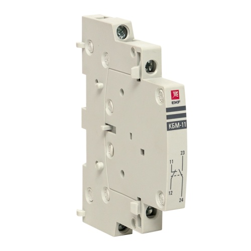Контакт боковой дополнительный КБМ-11 NO+NC для КМ PROxima | код km-cs-11 | EKF Контакт боковой дополнительный КБМ-11 NO+NC для КМ PROxima | код km-cs-11 | EKF