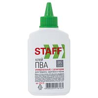 Клей ПВА STAFF, 85 г, с дозатором, 225175 | код 225175 | STAFF