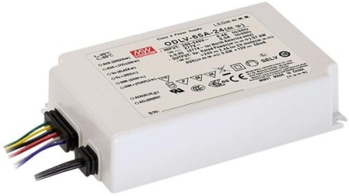 Источник питания AC-DC, 64.8Вт, вход 180…295В AC, 47…63Гц/125…417В DC, ККМ, выход 60В/1.08А, изоляция 3750В AC, в кожухе IP67 121х77х28.5мм, -20…+85С (корпус), димминг 0...10 В/ШИМ, доп. выход 12В/50мА | код ODLV-65A-60 | MeanWell Источник питания AC-DC, 64.8Вт, вход 180…295В AC, 47…63Гц/125…417В DC, ККМ, выход 60В/1.08А, изоляция 3750В AC, в кожухе IP67 121х77х28.5мм, -20…+85С (корпус), димминг 0...10 В/ШИМ, доп. выход 12В/50мА | код ODLV-65A-60 | MeanWell