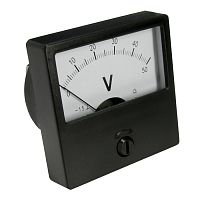 Вольтметр RUICHI М42301 50В (Аналог), щитовой | код 67554 | Ruichi