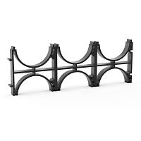 Кластер для двустенных труб d110 мм, тройной, двухсторонний Промрукав | код PR08.3519 | ПРОМРУКАВ