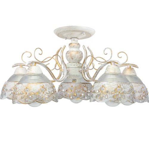 Люстра RAVENNA 5хE27 580х580х265мм потолочная метал. бел. Ritter 52513 4 фото 4 Люстра RAVENNA 5хE27 580х580х265мм потолочная метал. бел. Ritter 52513 4 фото 4