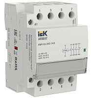 ARMAT Контактор модульный KMR 63А 24В AC/DC 3НО 1НЗ IEK | код AR-KMR20-063-31-024 | IEK