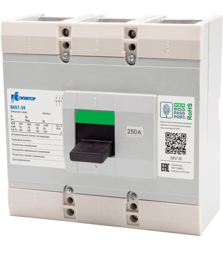 Выключатель автоматический ВА57-39-330010-630А-660/380AC-5000А | код L630-0033 | Контактор