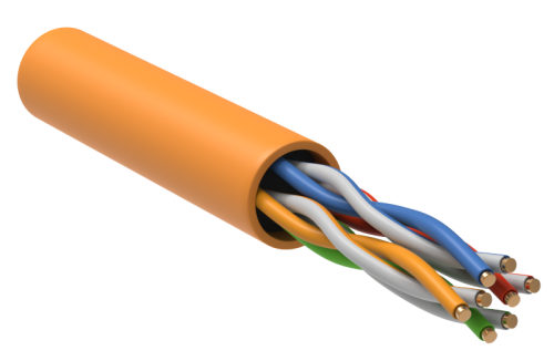 ITK Витая пара U/UTP 5E 4х2х24AWG LSZH оранжевый (305м) РФ/Т | код LC1-C5E04-127-T-R | ITK by IEK ITK Витая пара U/UTP 5E 4х2х24AWG LSZH оранжевый (305м) РФ/Т | код LC1-C5E04-127-T-R | ITK by IEK