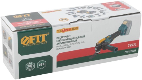 МФИ акк, Бесщеточный, 20В, 10500-20000 ход/мин, 3?, рез. накл., коробка | код 79921 | FIT фото 6