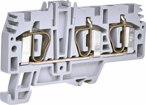 Клемма пружинная ESP-HMM.4/1+2 (4 мм2, серая, 1вх.+2вых.) | код 003903234 | ETI Клемма пружинная ESP-HMM.4/1+2 (4 мм2, серая, 1вх.+2вых.) | код 003903234 | ETI