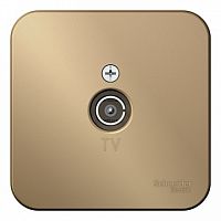 Розетка TV BLANCA, оконечная, титан | код. BLNTA000014 | Schneider Electric