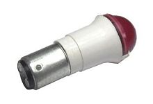 Светодиодная лампа СКЛ-10А-К-1-110, красная, 110В пост., цоколь B15d/18, УХЛ2.1 | код A8021-80067998 | Каскад-Электро
