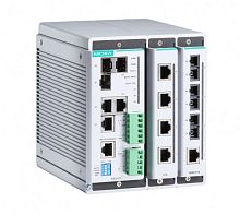 Шасси коммутатора EDS-611 Compact managed Ethernet switch, 2 slots for 4-port fast Ethernet, total up to 8+3G ports | код 00-06031650 | MOXA