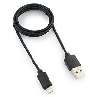 Кабель USB Гарнизон GCC-USB2-AP2-1M AM/Lightning, для iPhone5/6/7/8/X, IPod, IPad, 1м, черный, пакет | код GCC-USB2-AP2-1M | Гарнизон