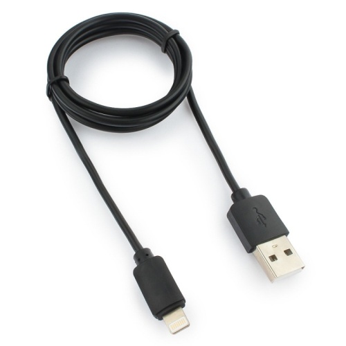 Кабель USB Гарнизон GCC-USB2-AP2-1M AM/Lightning, для iPhone5/6/7/8/X, IPod, IPad, 1м, черный, пакет | код GCC-USB2-AP2-1M | Гарнизон