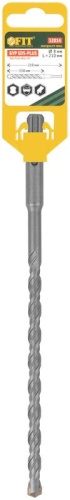 Бур по бетону SDS PLUS профи W-образная вставка двойная спираль 8х210мм FIT 32814 фото 3 Бур по бетону SDS PLUS профи W-образная вставка двойная спираль 8х210мм FIT 32814 фото 3