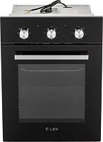 Духовой шкаф Электрический Lex EDM 4570 BL стекло черное | код 1023361 | LEX
