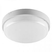 Светильник светодиодный ДПП01-12-001-4К 12 Вт круг 4000K IP65 900 лм 190х48 мм 1/32 | код ДПП01-12-001-4К| WOLTA