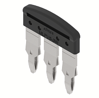 Перемычка для клемм, втычная, 3 полюса, для Клеммасерий PQ, SQ и TQ MLPU8-3W | код 3829040300 | Elmex