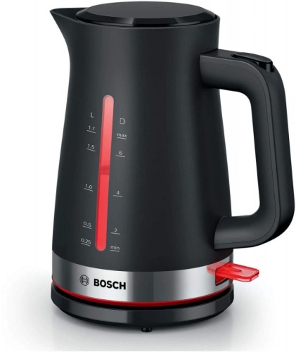 Чайник электрический Bosch TWK4M 1.7л. черный корпус: пластик (TWK4M223) | код 2008657 | BOSCH