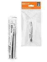 Припой ПОС 40, трубка с канифолью, ГОСТ 21931-76, ?0,8 мм, 10 г, колба, серия Алмаз TDM | код SQ1025-1607 | TDM