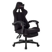 Кресло игровое Zombie Shadow черный Neo Black с подголов. крестов. пластик подст.для ног пластик черный | код 2021766 | ZOMBIE