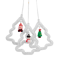 Гирлянда светодиодная "Елочки" LGD-002 3м 110 Led 220В IP20 Camelion 16136