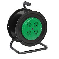 Катушка пластиковая RP-4 для подключения провода 4 розетки без заземления | код Б0055421 | ЭРА