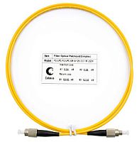 Cabeus FOP(s)-9-FC-FC-15m Шнур оптический simplex FC-FC 9/125 sm 15м LSZH | код 8308c | Cabeus