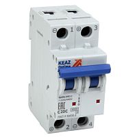 Выключатель автоматический модульный OptiDin BM63-2K10-DC-RP-УХЛ3 | код 339276 | КЭАЗ