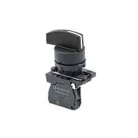 Переключатель на 2 положения с фиксацией, длинная ручка, 1NO, IP65, пластик MTB5-AJ21 | код 137256 | MEYERTEC