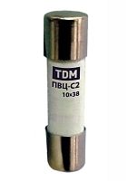 Плавкая вставка ПВЦ-С2 10х38 16А TDM | код SQ0729-0008 | TDM