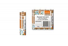 Элемент питания LR03 AAA Alkaline 1,5V SR-4 Народный | код SQ1702-0017 | TDM НАРОДНЫЙ