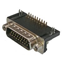 Разъём D-SUB RUICHI DHR-26MB, 26 контактов | код 61926 | Ruichi