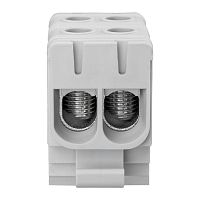 Клемма вводная силовая распределительная КВС 6-50кв.мм 2-рядная сер. Rexant 11-2112