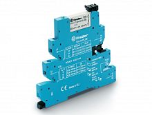 Интерфейсный модуль (сборка 34.51.7.024.0010 + 93.63.7.024), электромеханическое реле, серия MasterPLUS, 1CO 6A, контакты AgNi, питание 24В AC/DC, категория защиты IP20, винтовые клеммы | код 393100240060 | FINDER