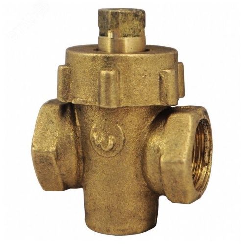 Кран запорный сальниковый Ду15 Ру 10 ВР латунь 11Б6бк | код 007-5245 | ККАЗ