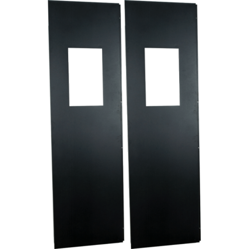 Панель-заглушка на место двери коридора 1200 мм для шкафов LANMASTER DCS 42U, 2 шт. | код LAN-DC-BPM-42Ux12 | LANMASTER