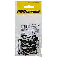 Дюбель-хомут PROconnect 5-10, черный, прямоугольный, 10 шт. | код 07-4621-9 | PROCONNECT
