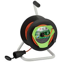 Удлинитель на катушке 1х30м без заземл. RP-1-2x0.75-30m ПВС 2х0.75 | код Б0059768 | Эра