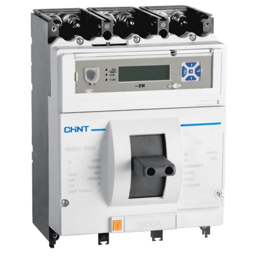 Авт. выкл. NM8N-1600H EM 4P 1000А 100кА с электр. расцепителем, LCD, 230AC (R)(CHINT) | код 263151 | CHINT Авт. выкл. NM8N-1600H EM 4P 1000А 100кА с электр. расцепителем, LCD, 230AC (R)(CHINT) | код 263151 | CHINT