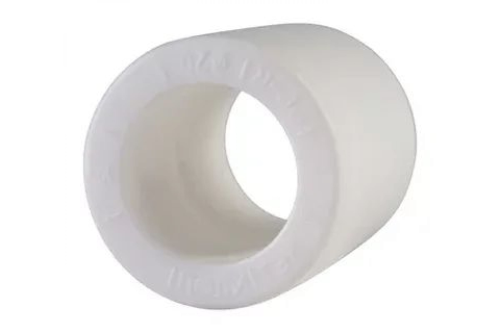 Муфта полипропиленовая PPR 50мм белая | код 9000000250 | Политэк