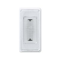 Сигнальная лампа с прозрачной крышкой узкая, 130-250В, S27, белый | код 27808-34 | Simon