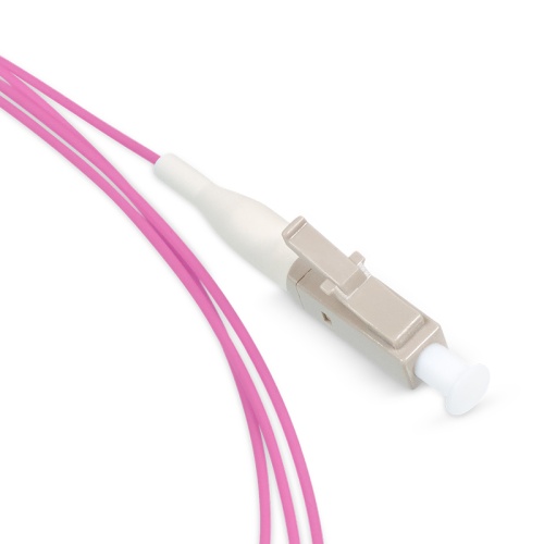 Пигтейл LC 50/125 мм (OM4) 1.5м LSZH | код PT-LC-50-OM4 | Cabeus Пигтейл LC 50/125 мм (OM4) 1.5м LSZH | код PT-LC-50-OM4 | Cabeus