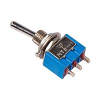Тумблер 250В 3А (3с) ON-ON 1п Micro (MTS-102) | Код. 36-4010 | Rexant