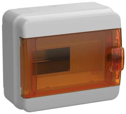 TEKFOR Корпус пласт. КМПн-8 IP65 оранж. прозр. дверь IEK | код TF5-KP72-N-08-65-K03-K09 | IEK TEKFOR Корпус пласт. КМПн-8 IP65 оранж. прозр. дверь IEK | код TF5-KP72-N-08-65-K03-K09 | IEK